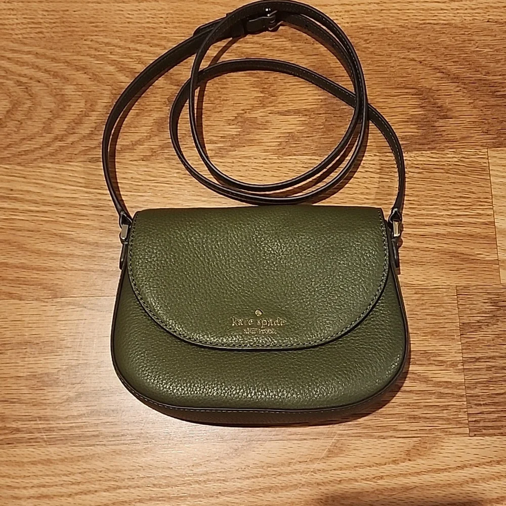 Kate Spade Olive Green Crossbody Bag